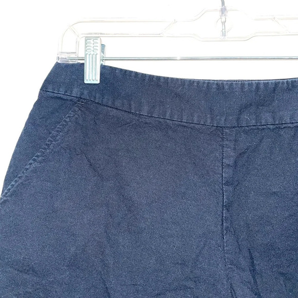 Vineyard Vines 100% Cotton Navy Blue Mid-rise Scallop Hem 3” Shorts 4 Women’s - Picture 2 of 12
